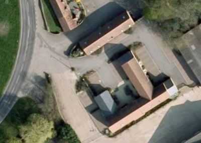 Mercers Manor Barns Aerial