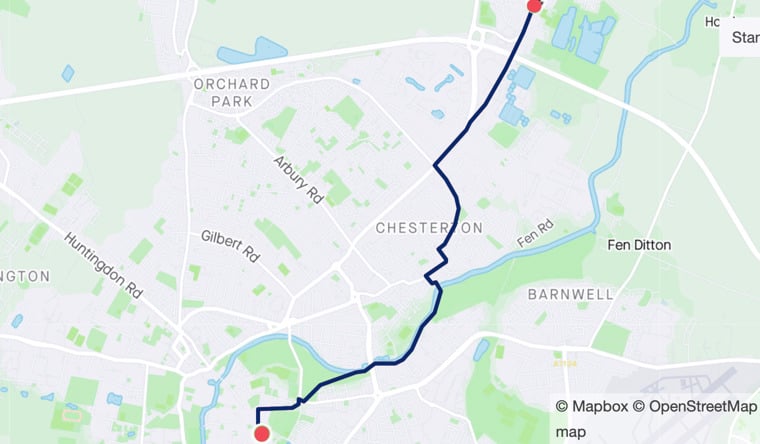 Image of Milton-Science Park to City centre(2)