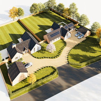 Image of Aerial  - Rosewood & Whispering Pines, Norfolk