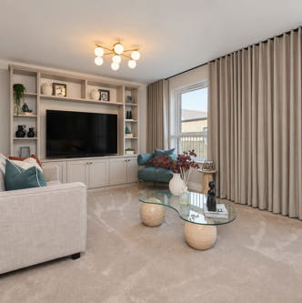 Image of Netherhall Gardens - New buid development - Living room